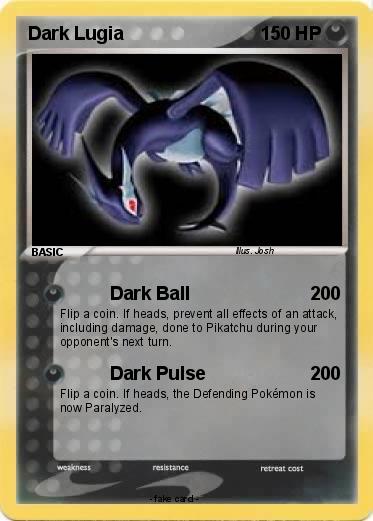 Pokemon Dark Lugia