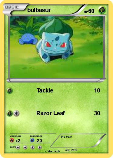 Pokemon bulbasur