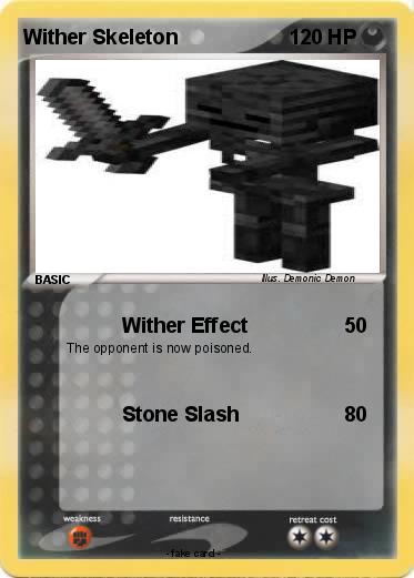 Pokemon Wither Skeleton