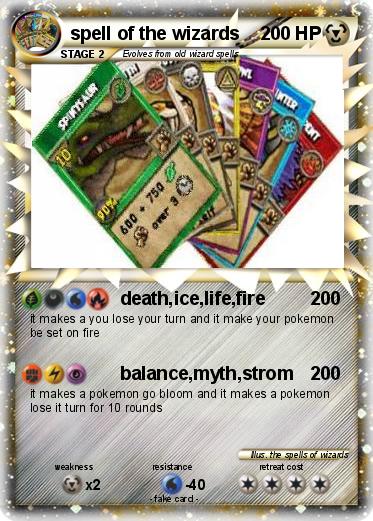 Pokemon spell of the wizards
