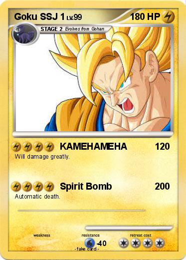 Pokemon Goku SSJ 1