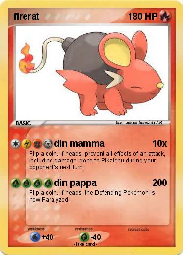 Pokemon firerat