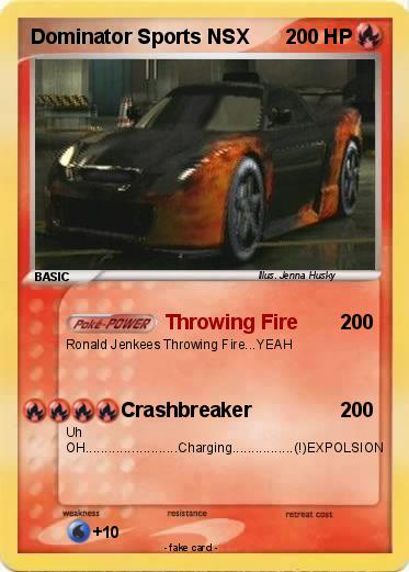 Pokemon Dominator Sports NSX