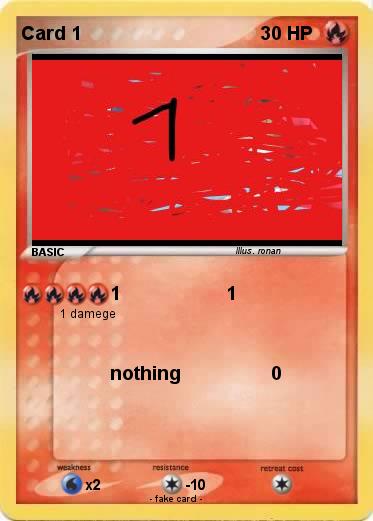 Pokemon Card 1