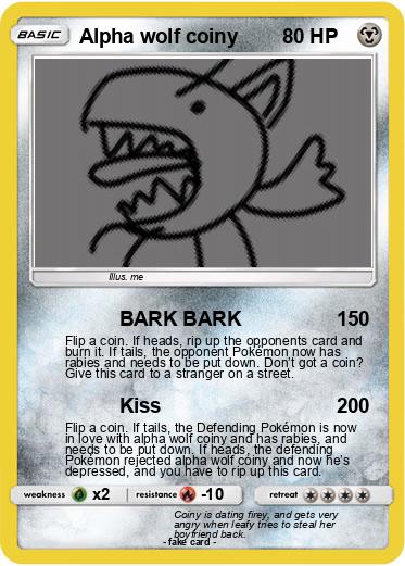 Pokemon Alpha wolf coiny