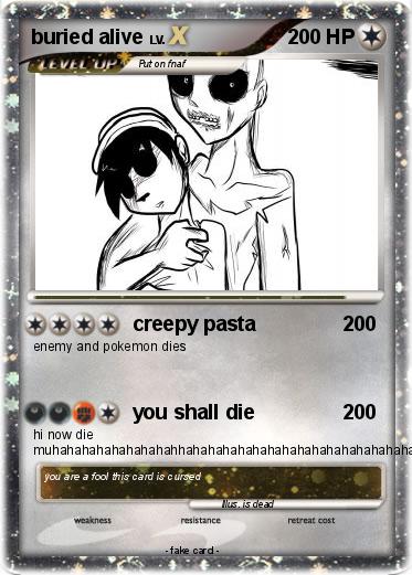 Pokemon buried alive