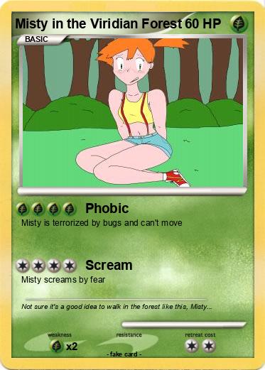 Pokemon Misty in the Viridian Forest
