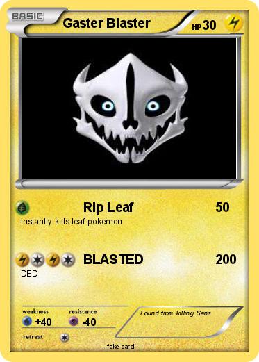 Pokemon Gaster Blaster