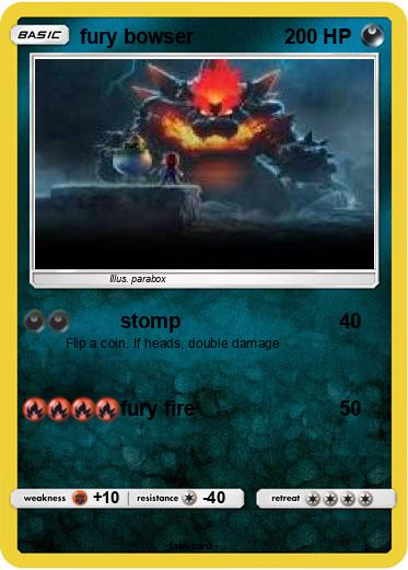 Pokemon fury bowser