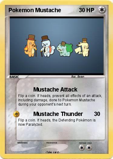 Pokemon Pokemon Mustache