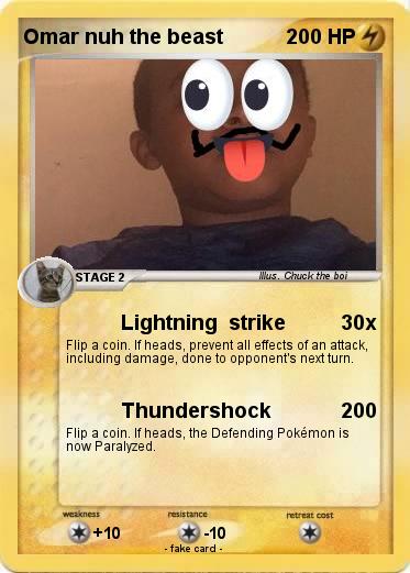 Pokemon Omar nuh the beast