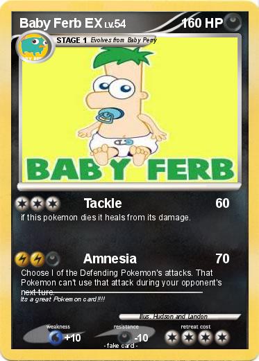 Pokemon Baby Ferb EX