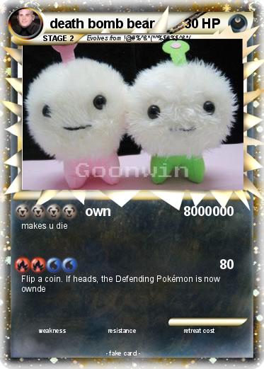 Pokemon death bomb bear
