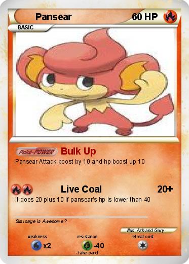 Pokemon Pansear