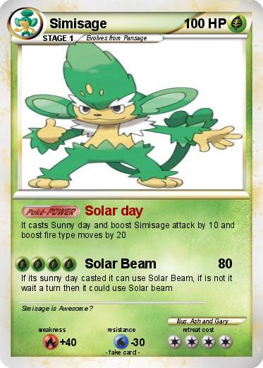 Pokemon Simisage
