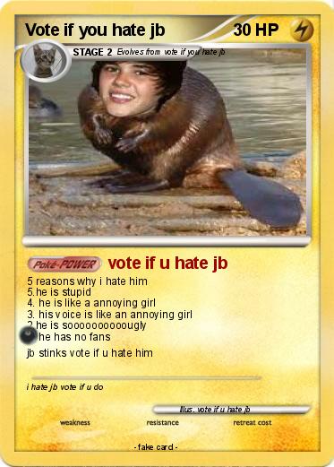 Pokemon Vote if you hate jb