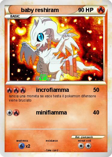 Pokemon baby reshiram