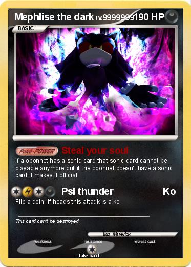Pokemon Mephlise the dark
