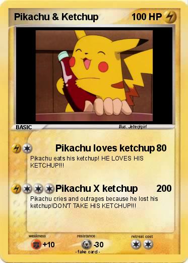 Pokemon Pikachu & Ketchup