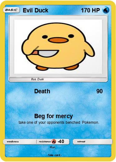 Pokemon Evil Duck