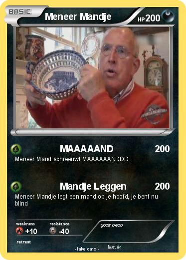 Pokemon Meneer Mandje