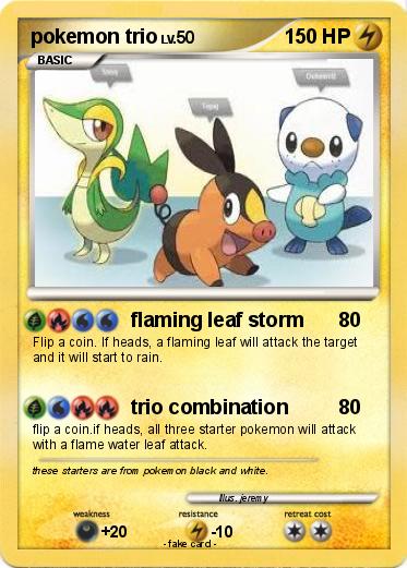 Pokemon pokemon trio