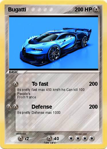 Pokemon Bugatti