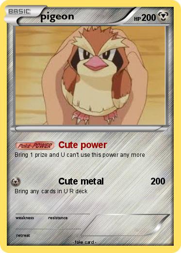 Pokemon pigeon