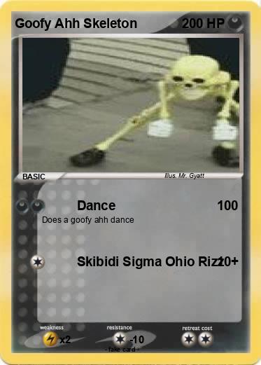 Pokemon Goofy Ahh Skeleton