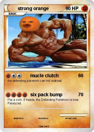Pokemon strong orange