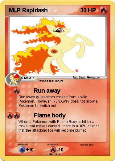 Pokemon MLP Rapidash Pokemon MLP Rapidash