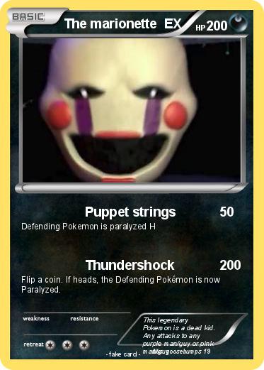 Pokemon The marionette  EX