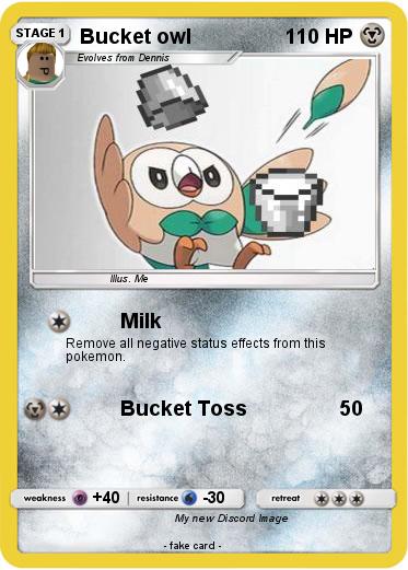 Pokemon Bucket owl