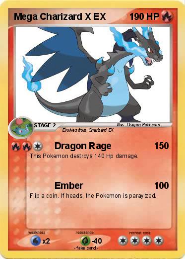 Pokemon Mega Charizard X EX