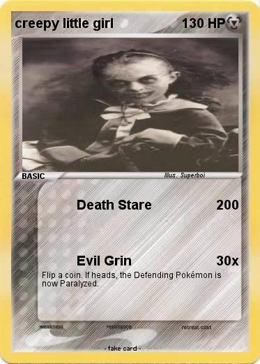 Pokemon creepy little girl