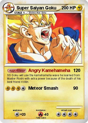 Pokemon Super Saiyan Goku