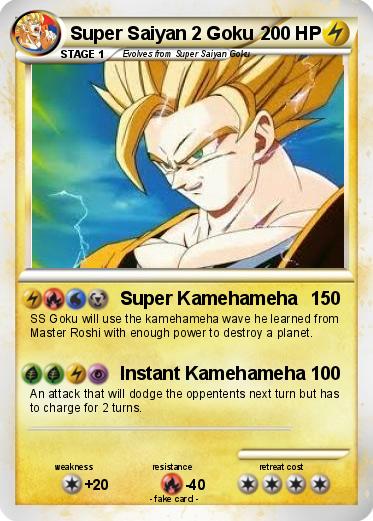 Pokemon Super Saiyan 2 Goku