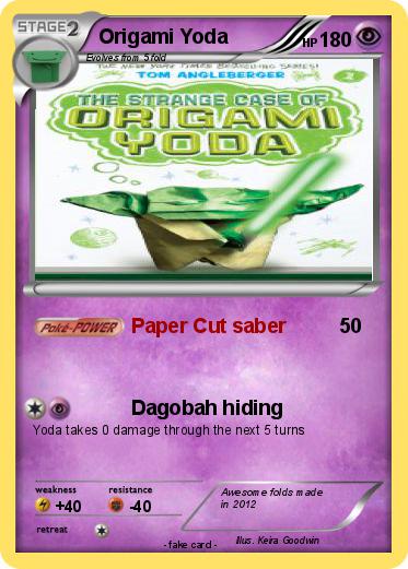 Pokemon Origami Yoda