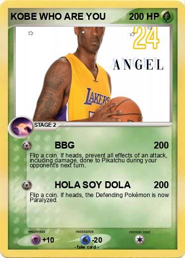 Pokemon KOBE WHO ARE YOU