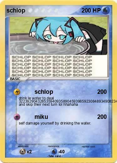 Pokemon schlop