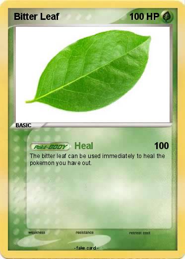 Pokemon Bitter Leaf