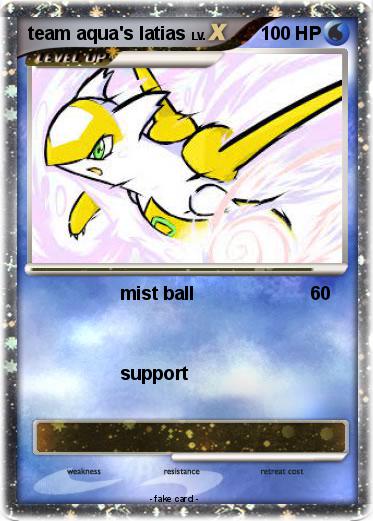 Pokemon team aqua's latias