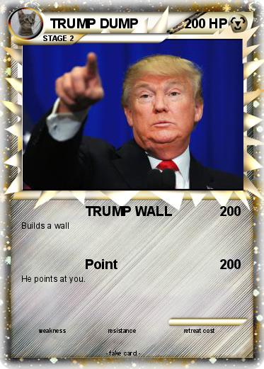 Pokemon TRUMP DUMP