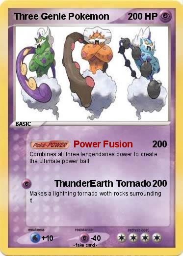 Pokemon Three Genie Pokemon
