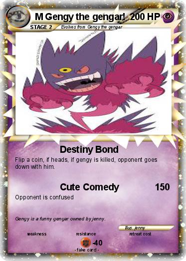 Pokemon M Gengy the gengar!