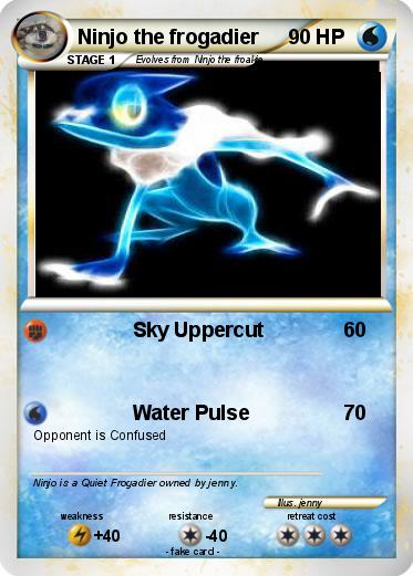 Pokemon Ninjo the frogadier
