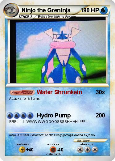 Pokemon Ninjo the Greninja