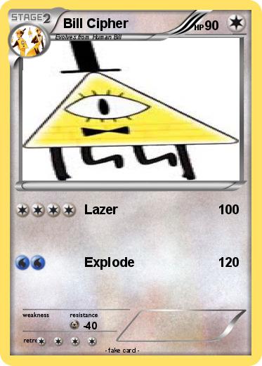 Pokemon Bill Cipher