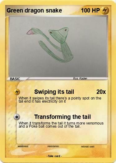 Pokemon Green dragon snake Pokemon Green dragon snake