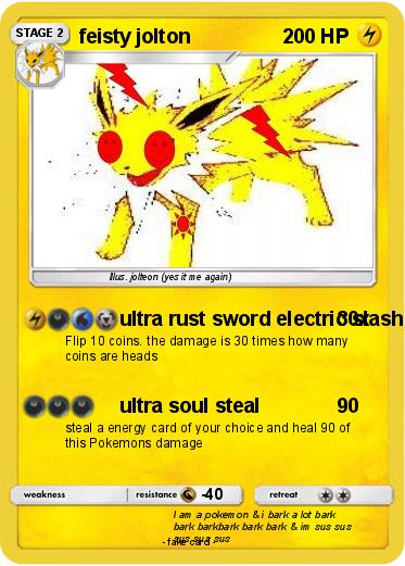 Pokemon feisty jolton